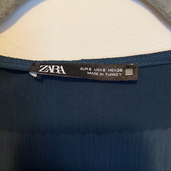 Zara Ruffle Front Blouse - Picture 2 of 3